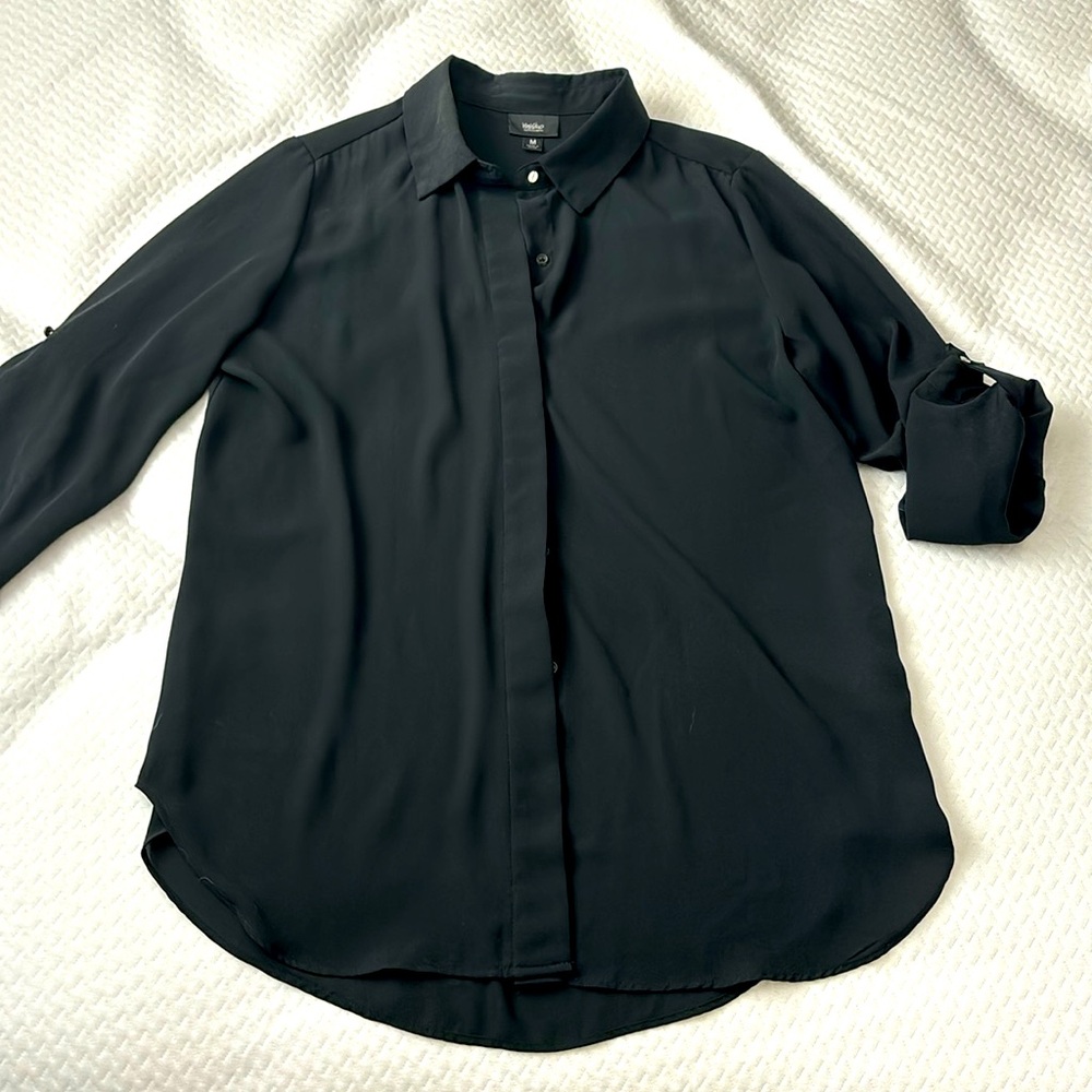 Black poly top
